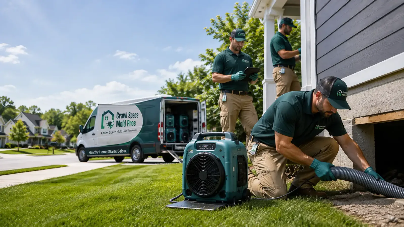 Crawl Space Mold Removal in Keene, CA
